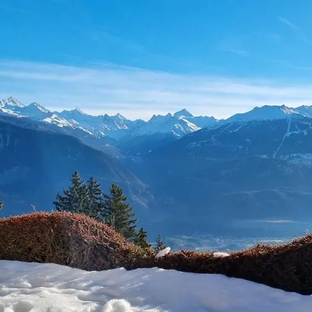Dağ evi La Louise Avec Vue Imprenable Crans-Montana