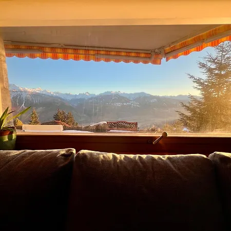 La Louise Avec Vue Imprenable Chalet Crans-Montana